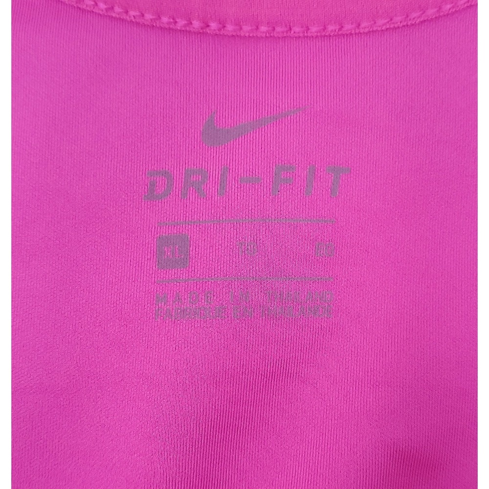 Nike Girl's 2-In-1 Dri Fit Pink Training Tank Top Shirt Sz XL CJ7556-623 NWT - Picture 3 of 8